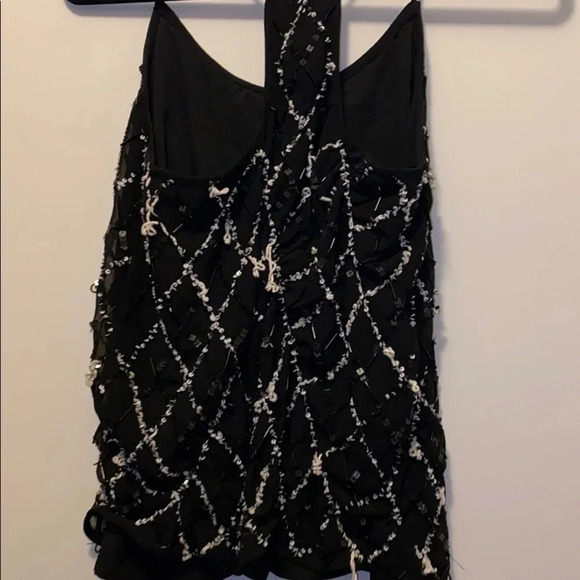 W118 Walter baker black sequin sheer cami - Picture 12 of 14